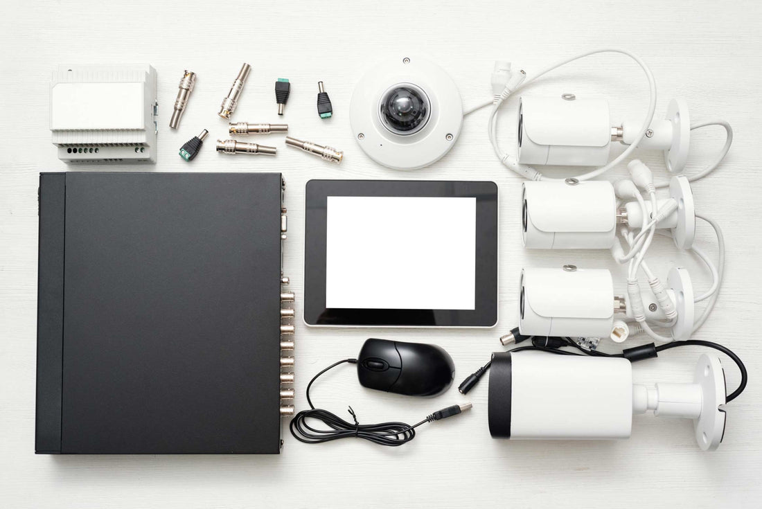 Affordable home security systems hero image with smart devices in living room