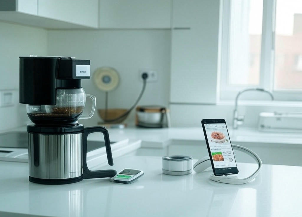 Awesome household gadgets hero image with smart kitchen tech