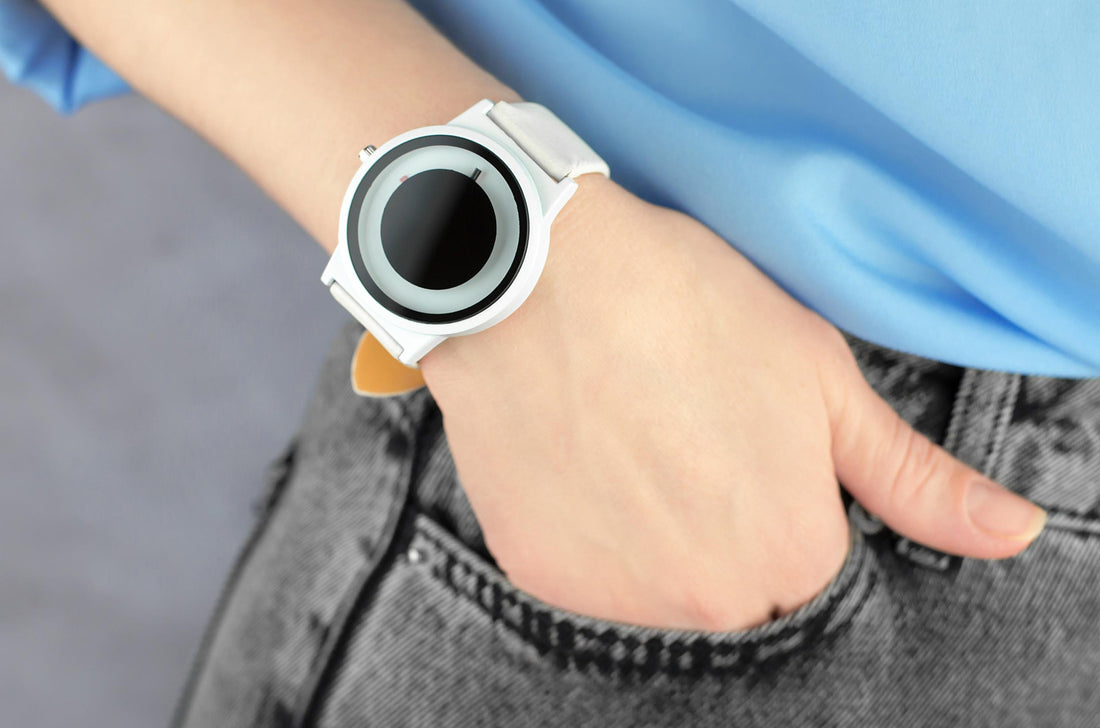 Best off brand smart watches hero image with watch on wrist and budget tech