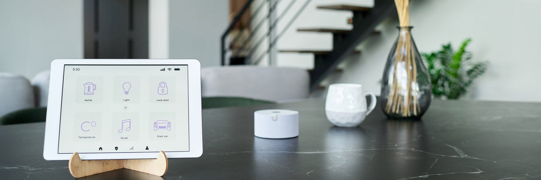 Best smart hubs for home automation hero image with hub and smart devices