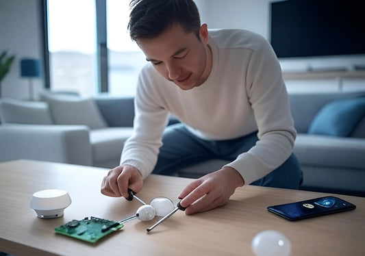 DIY home automation hero image with Raspberry Pi and smart devices