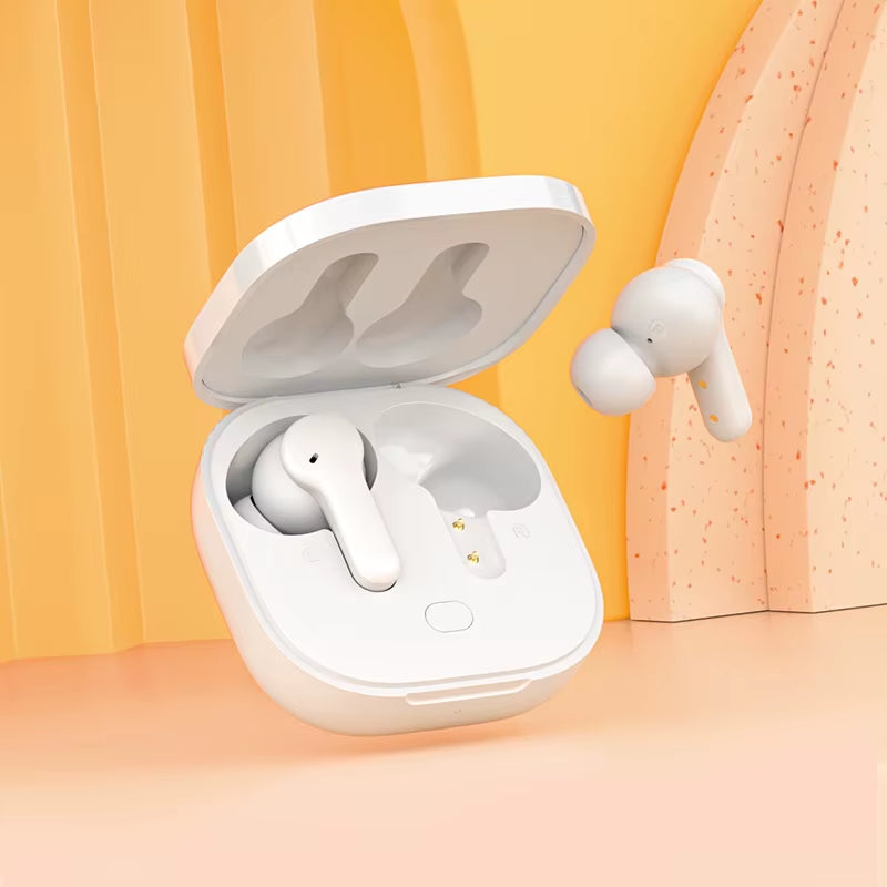 QCY T13 Wireless Earbuds Bluetooth 5.3 with 4-Mic ENC Calling, 40H Playtime, Quick Charge, Deep Bass 7.2mm Drivers, Sleep Mode, IPX5 Waterproof TWS Earphones with Touch Control – Black