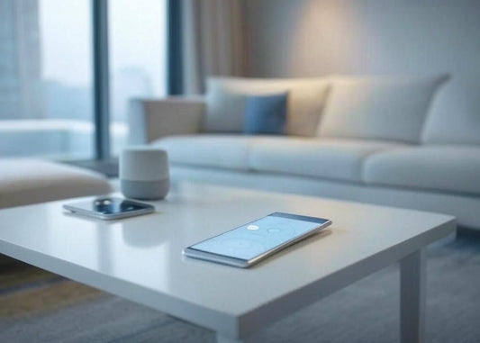 Best home assistant device hero image with smart speaker and devices