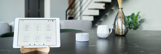 Best smart hubs for home automation hero image with hub and smart devices