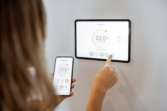 Home automation for apartments hero image with smart devices in a small space
