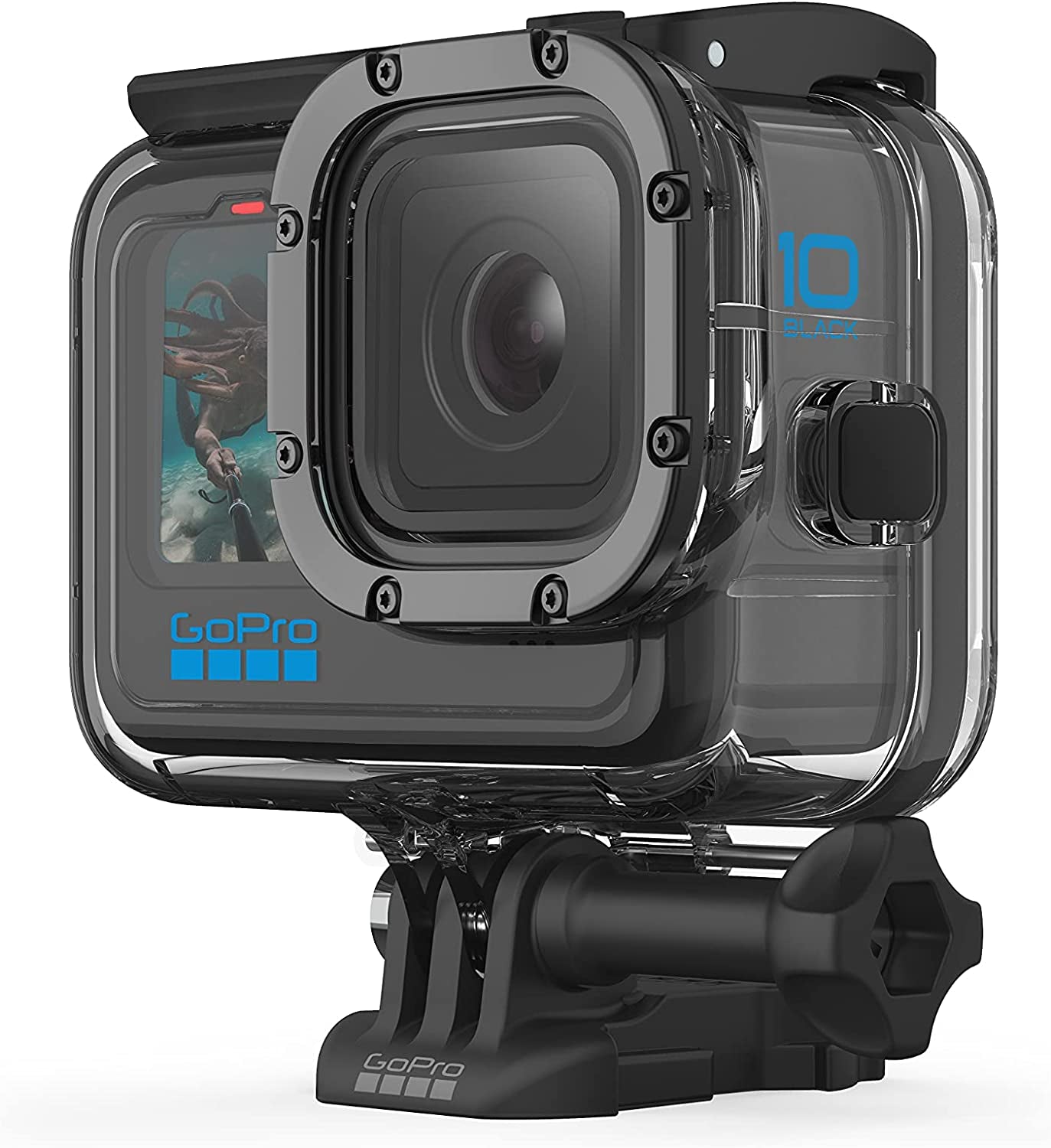 GoPro Protective Housing – Waterproof Case for HERO13/HERO12/HERO11/HERO10/HERO9 Black | 196ft (60m) Depth, Durable Shockproof Cover