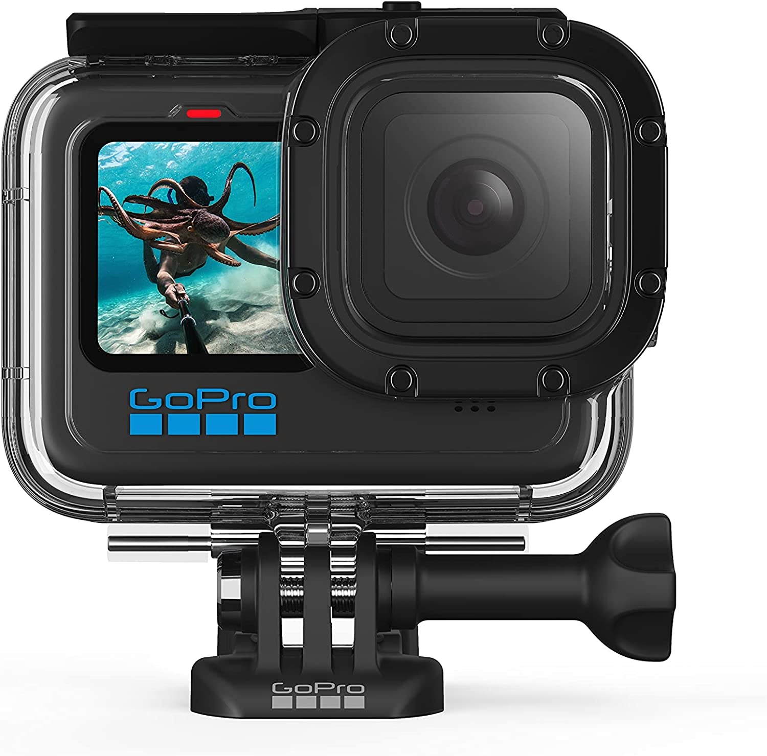 GoPro Protective Housing – Waterproof Case for HERO13/HERO12/HERO11/HERO10/HERO9 Black | 196ft (60m) Depth, Durable Shockproof Cover