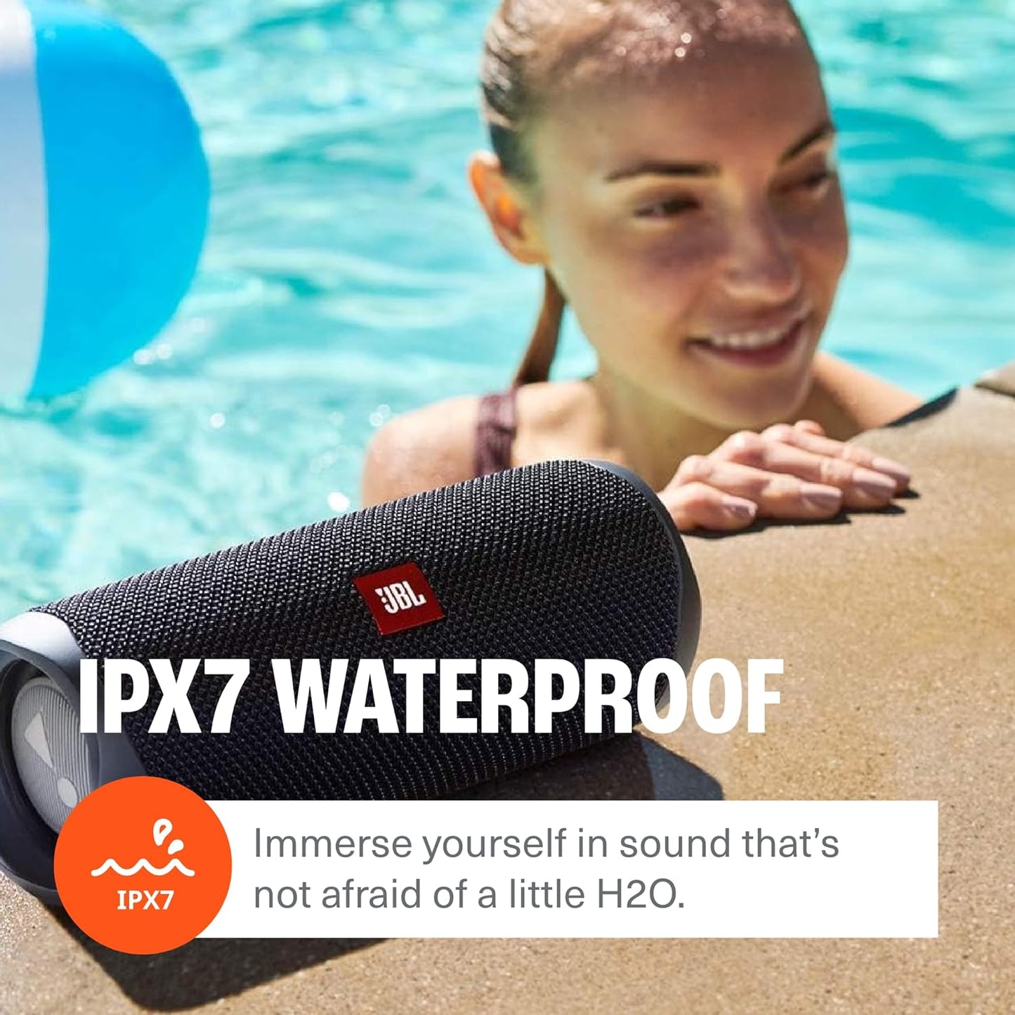 JBL Flip 5 – Waterproof Portable Bluetooth Speaker, 12H Playtime, PartyBoost, Deep Bass & Premium Sound (Black)