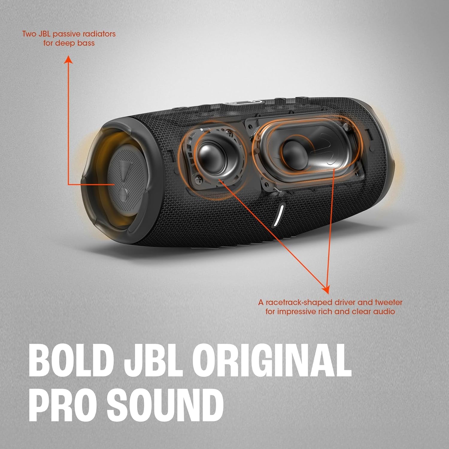 JBL Charge 5 – Portable Bluetooth Speaker with Bold Pro Sound, 20H Playtime, Built-in Powerbank, IP67 Waterproof & Dustproof (Black)