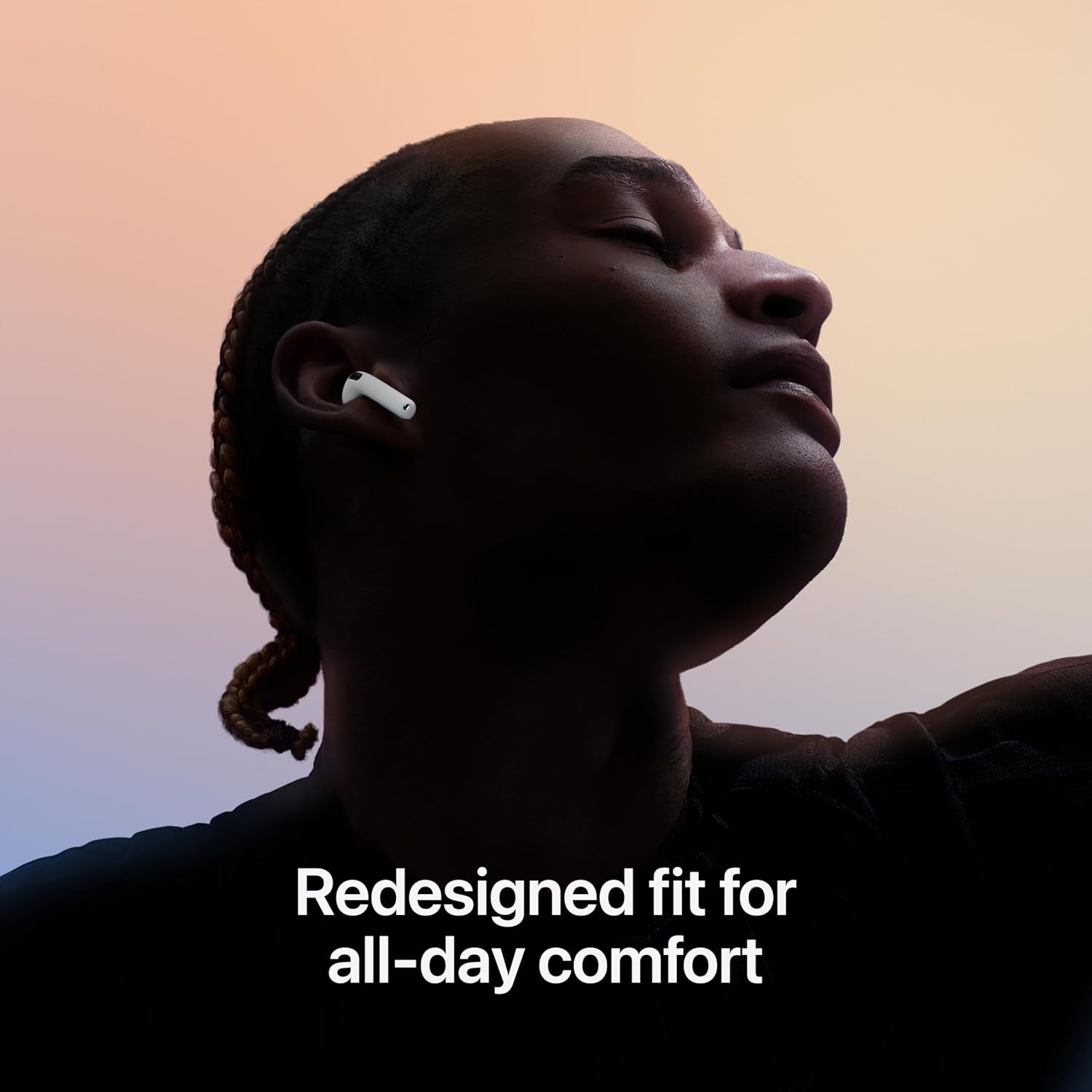AirPods 4 Wireless Earbuds with USB-C Charging Case, H2 Chip, Personalized Spatial Audio, 30H Battery, IP54 Water & Dust Resistant – Bluetooth Headphones for iPhone & Android