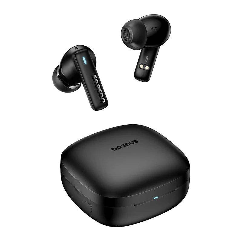 Baseus Bowie E19 Wireless Earbuds Bluetooth 5.3 | Deep Bass, 33H Battery Life, IPX5 Waterproof, Touch Control, ENC Dual Mic – Compact TWS Earphones for iPhone & Android